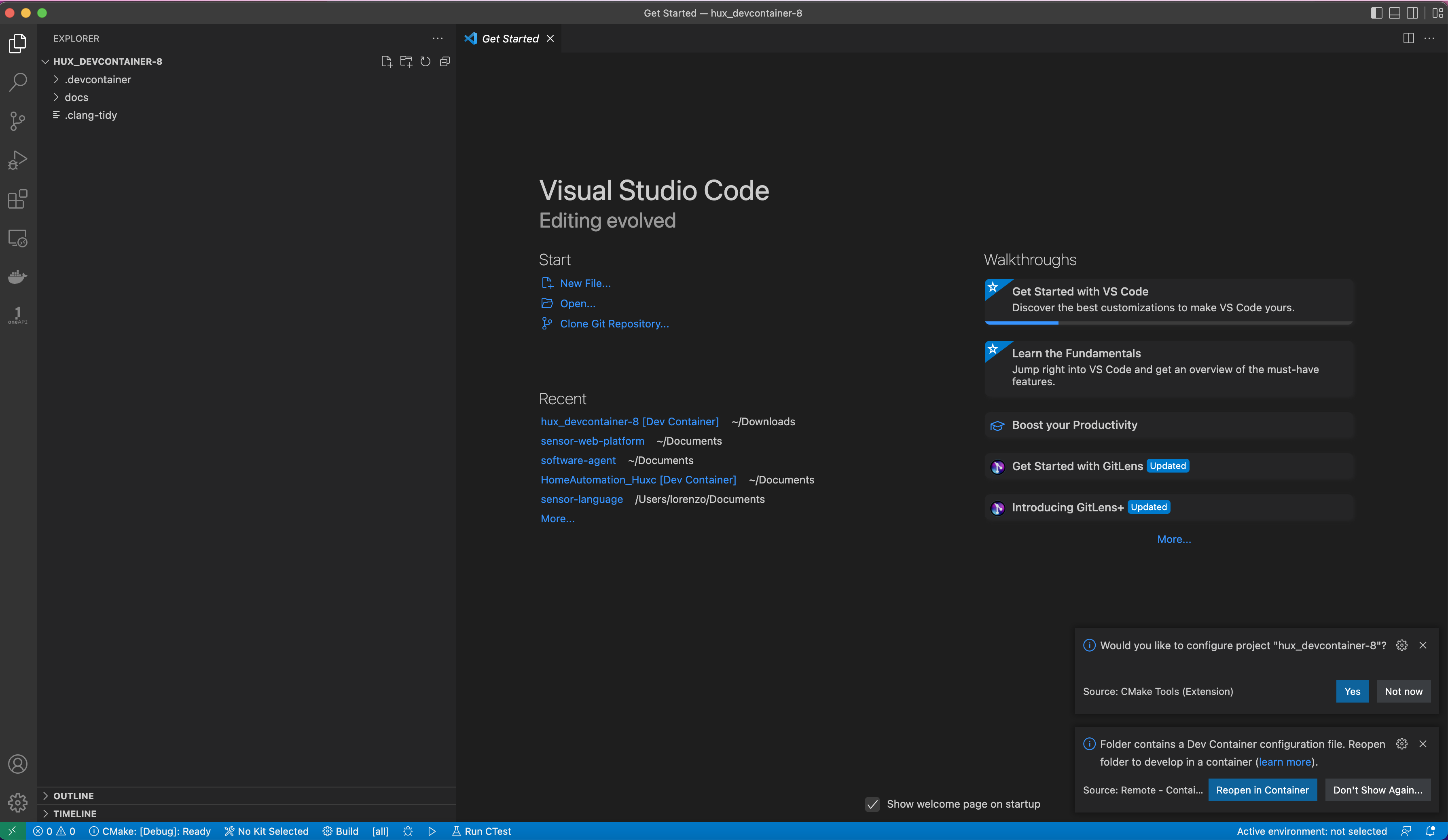 Algorithms development in Visual Studio Code